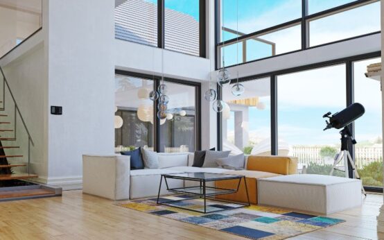 Casas com grandes janelas: o charme exige atenção