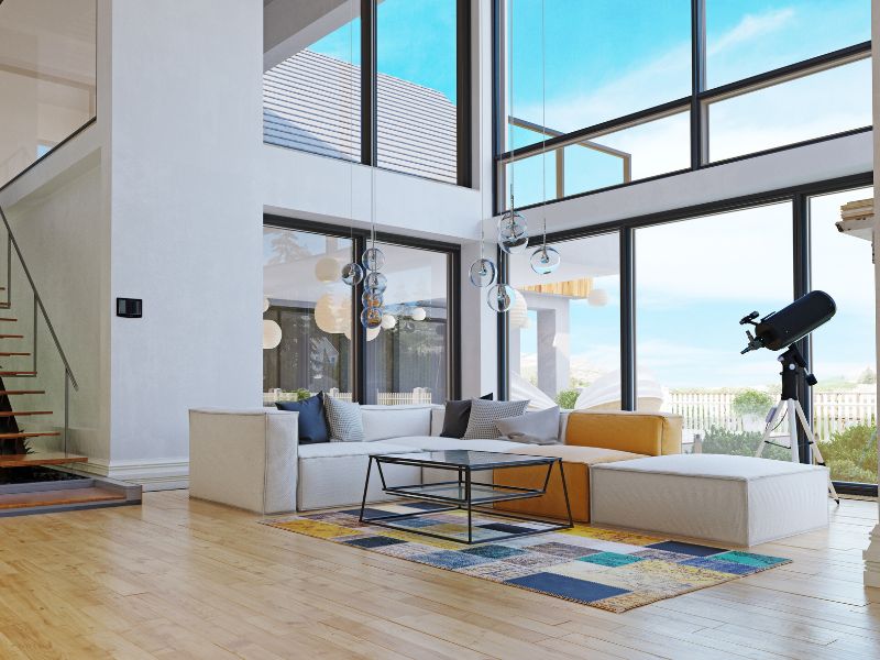 Casas com grandes janelas: o charme exige atenção